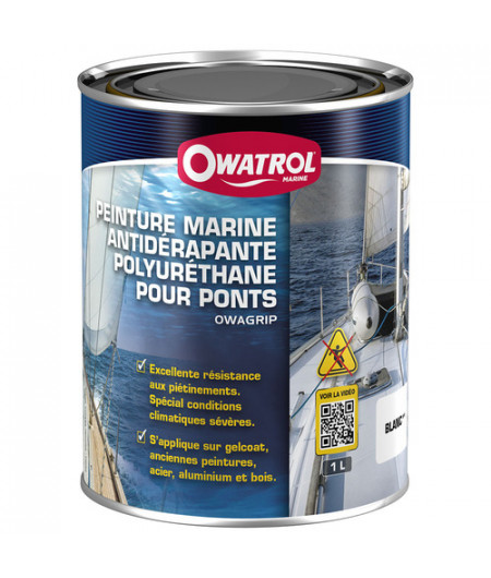 Peinture antidérapante OWAGRIP - Champagne - 1 L