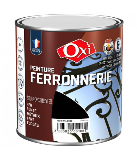 Peinture ferronerie - Noir velour - 250 ML