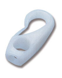 Mousqueton nylon - ø 6 mm - blanc