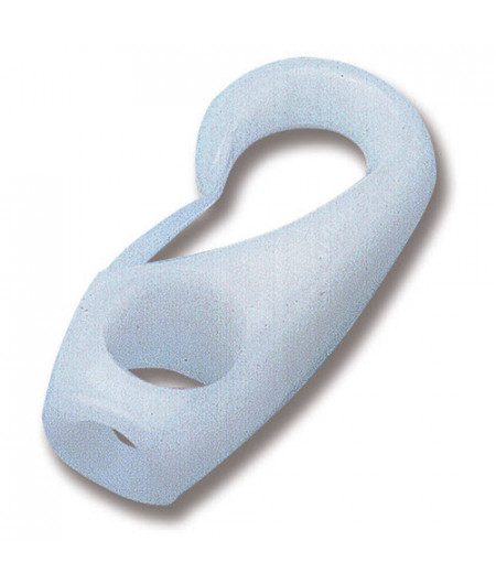 Mousqueton nylon - ø 6 mm - blanc