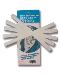 Bande antidérapante - blanche - Blister de 5