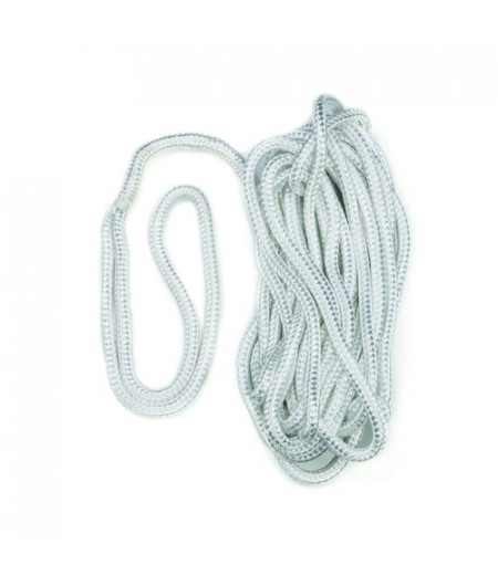 Cordage - bosse d'amarrage à oeillet - Ø 18 mm - 12 M - blanc