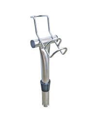 Porte-canne inox - 1 canne