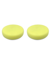 Mousse de polissage - Jaune - Dure - Lot de 2