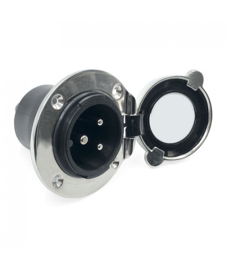 Embase P17 16 A - étanche - Inox