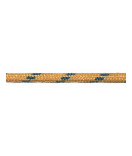 Drisse polyester 24 fuseaux - Ø 8 mm - rupture 1100 kg - jaune