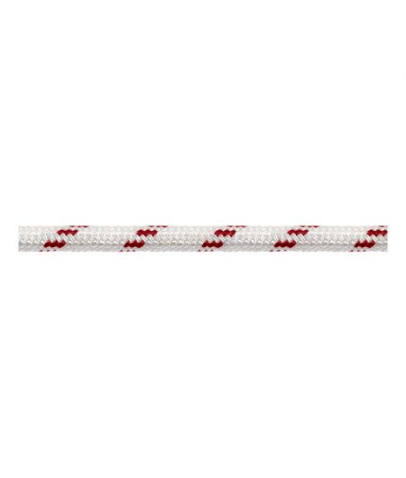 Drisse polyester dyneema 16 fuseaux - Ø 8 mm - rupture 2100 kg - blanc