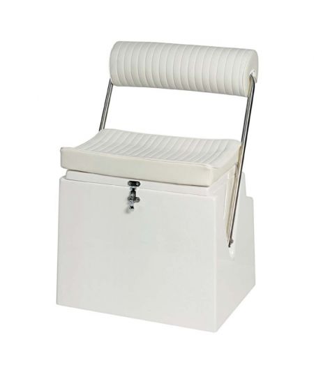 Siège coffre banquette de pilotage - une place - 60 x 53 x H 48 cm