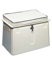 Siège coffre fibre de verre - une place - 59 x 43 x H 37 cm