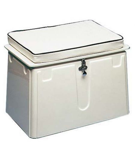 Siège coffre fibre de verre - une place - 59 x 43 x H 37 cm