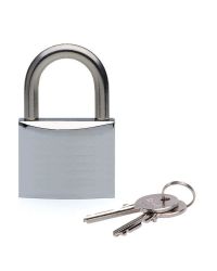 Cadenas chrome avec anse inox longue - 40 mm