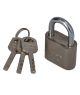 Cadenas laiton chromé anse inox - 70 mm - En blister
