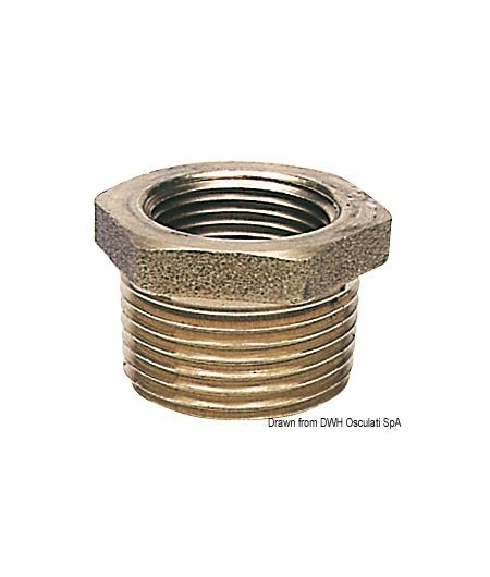 Réduction laiton mâle/femelle 2'' x 1''1/4