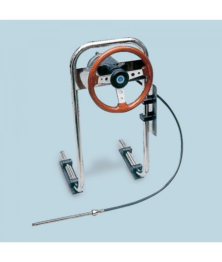 Système de direction pour bateaux pneumatiques