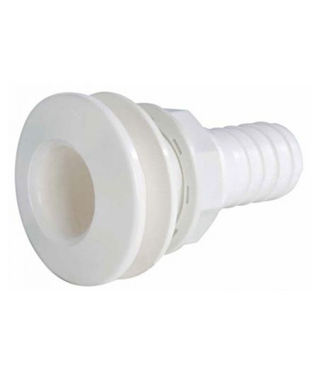 Passe-coque cannelé PVC - 1'' 1/2 - Ø 38 mm