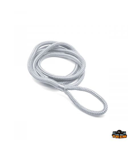 Cordes en polyester haute ténacité pour la fixation des pare-battages avec œillet blanc 6 mm longueur 2 m