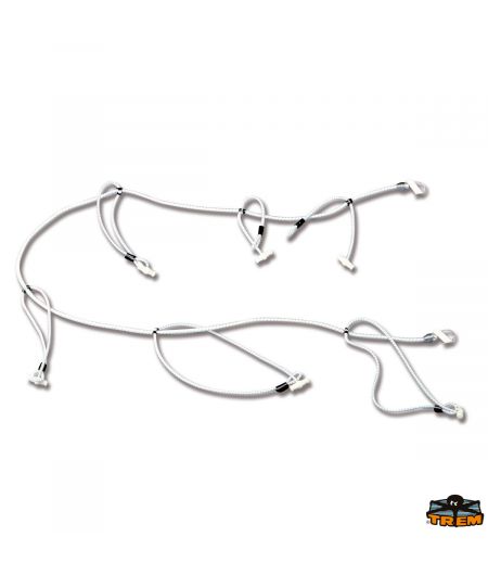 Elastic millipede set for mast Regata diameter 10 mm length 300 cm