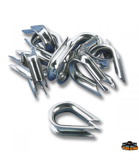 Stainless steel thimbles diameter 18 mm