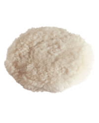 TREM Bonnet de polissage auto-agrippant en laine d'agneau