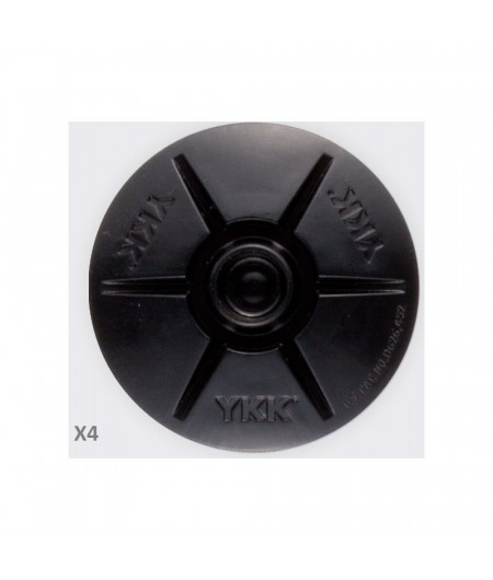 YKK SNAD dôme mâle noir Ø40 les 4