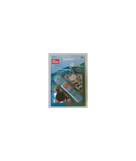 PRYM Boutons pression Ø15mm à sertir (les 10)