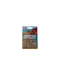 PRYM ?illets Ø11mm chromé + outils (les 15)