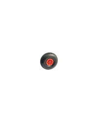 Roue gonflable corps rouge Ø 260 alésage Ø20mm