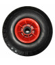 Roue gonflable corps rouge Ø 400 alésage Ø25mm