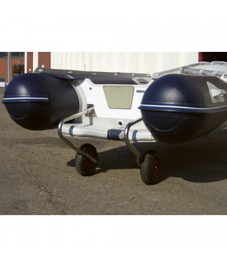 Chariot de mise à l'eau avec roues D260mm ht 600mm