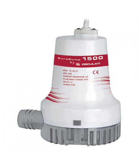 Pompe de cale centrifuge 1500 - 5760 l/h - 12V