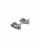 Cosses de batterie + et - la paire (zinc)