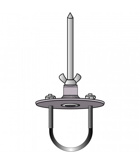 GULLSWEEP Fixation GS-7 pour tube
