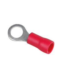 Cosse à oeil - Ø 8 mm - 0.5 à 1.5  mm² - Rouge - par 10
