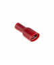 Cosse plate femelle isolée 6.3 mm -0.5 à 1.5mm² Rouge par 10