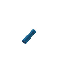Cosses douille Ø4mm bleu femelle les 10