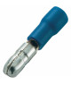 Cosses douille Ø4mm bleu male les 10