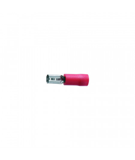 Cosses plate 2.8mm rouge femelle les 10