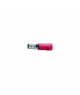 Cosses plate 2.8mm rouge femelle les 10