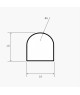 GOIOT Joint pour panneau Cristal 10.10 (le m)