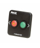 MAX POWER Pupitre de commande noir à bouton