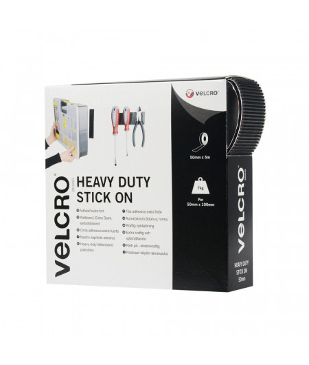 VELCRO® Ruban adhésif auto-agrippant EXTRA FORT NR 50mmx5m
