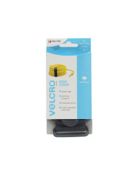 VELCRO® Sangle large ajustable noir 50mm x 92cm