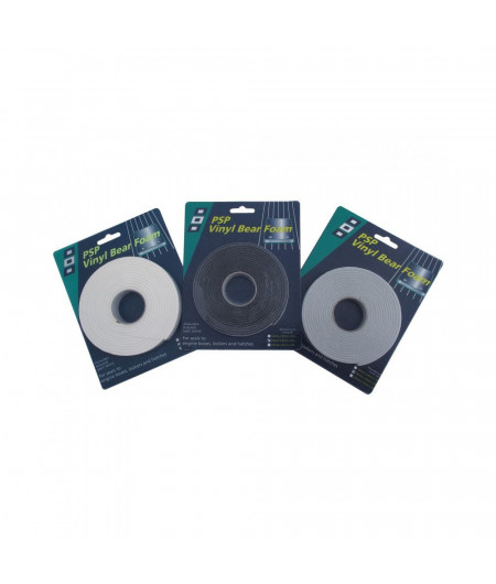 PSP Joint mousse vinyl 25mm x 3mm/ 3 m Noir