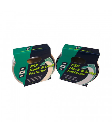 PSP Velcro auto-agripant 25mm x 1m Noir
