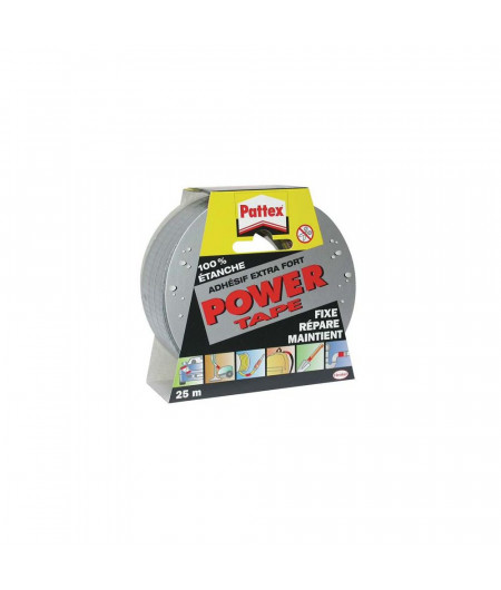PATTEX Adhésif Power Tape gris 25m