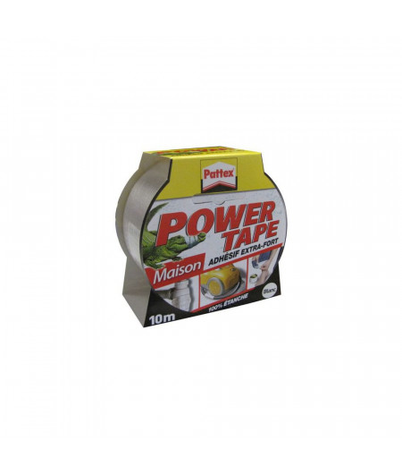 PATTEX Adhésif Power Tape blanc 10m