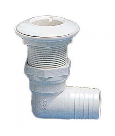 Passe-coque 90° PVC 1'' - ø19 mm