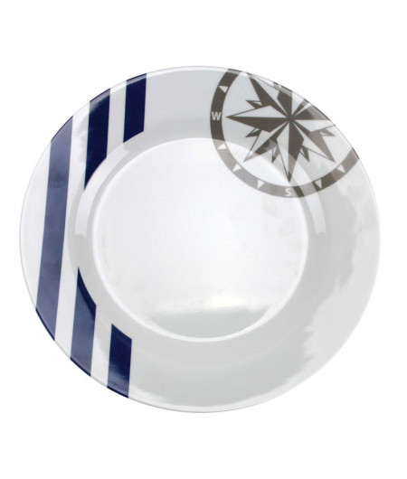 COULEUR MER Marina assiette plate