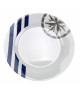 COULEUR MER Marina assiette plate