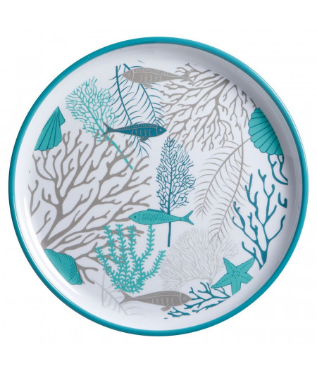 MARINE BUSINESS ASSIETTES PLATE COASTAL (X6)